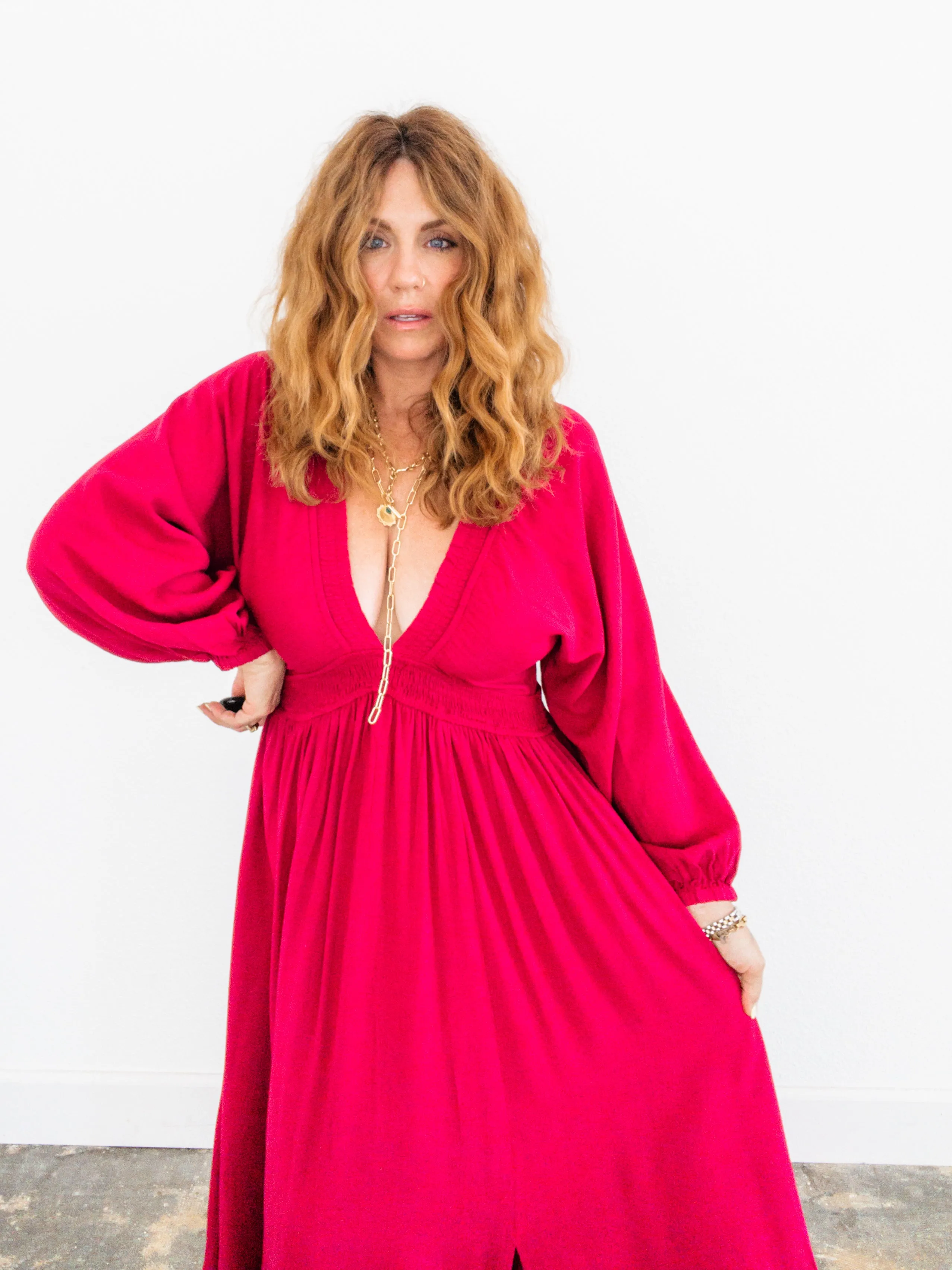 Take The Plunge Maxi Dress