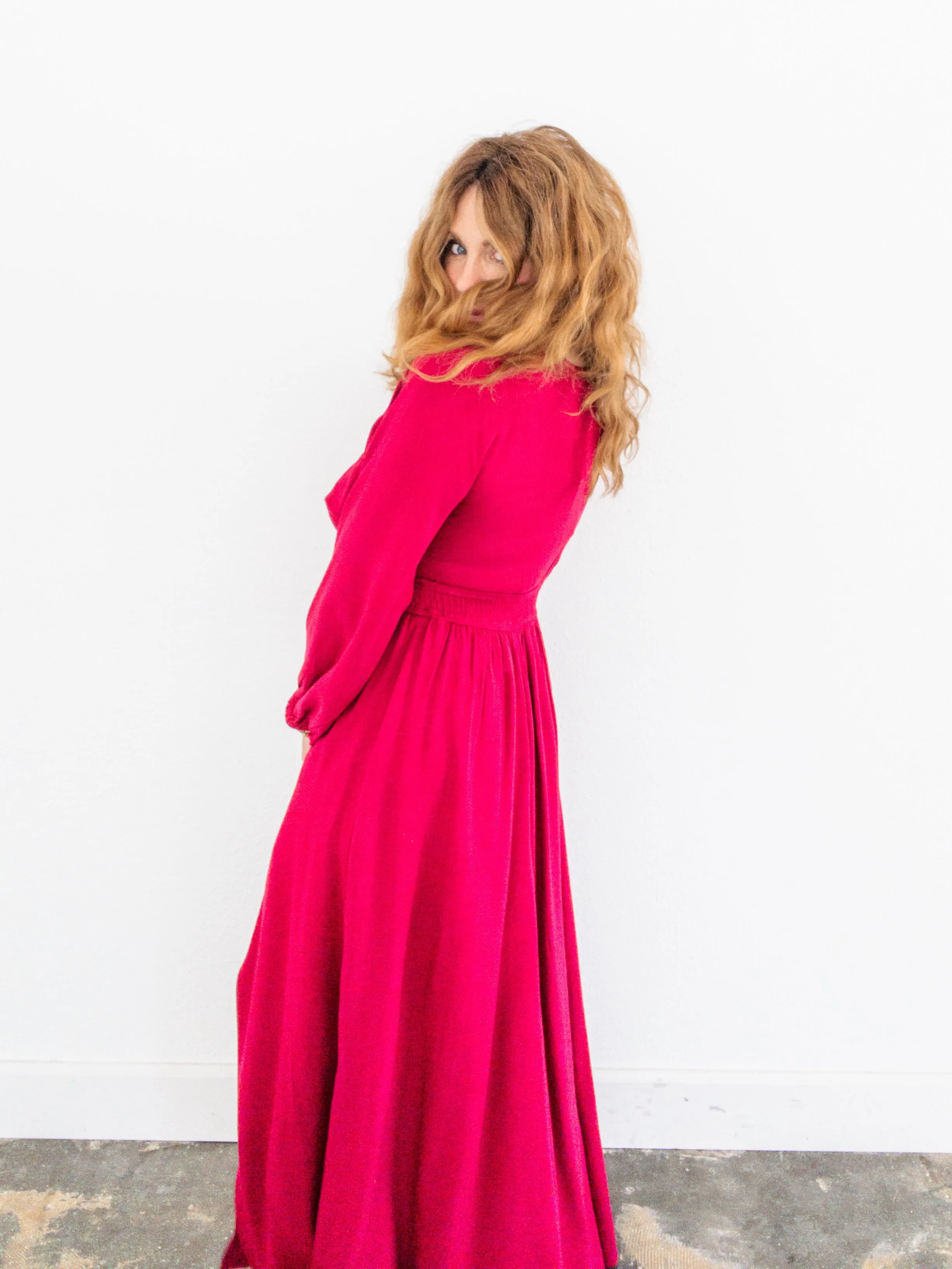 Take The Plunge Maxi Dress