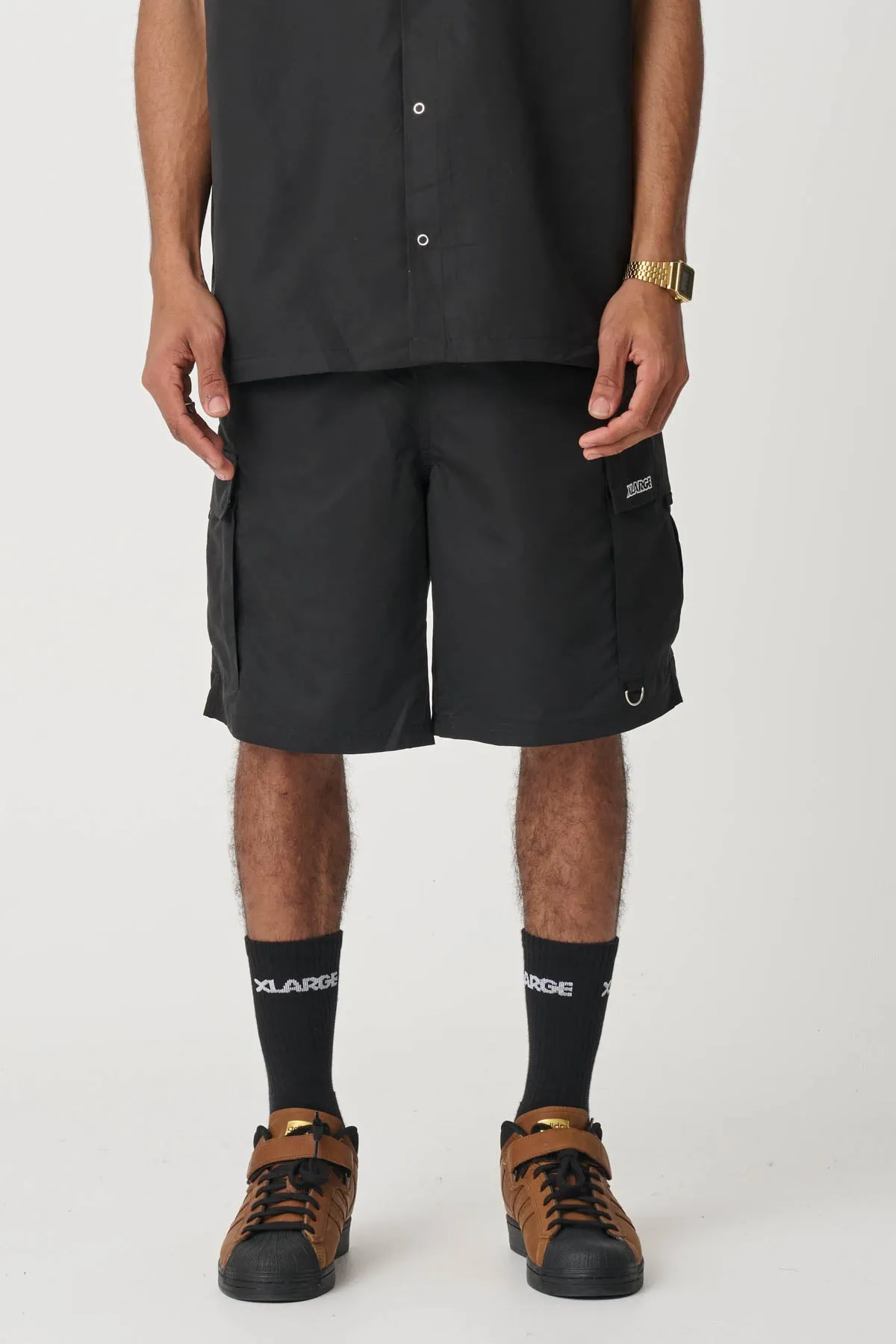 TECH CARGO OVERSHORT - BLACK