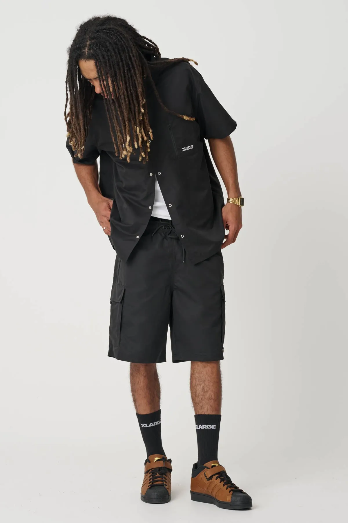 TECH CARGO OVERSHORT - BLACK