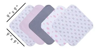 Terrycloth Hooded Wrap and Wash Set
