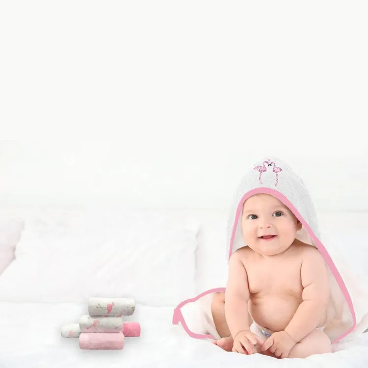 Terrycloth Hooded Wrap and Wash Set