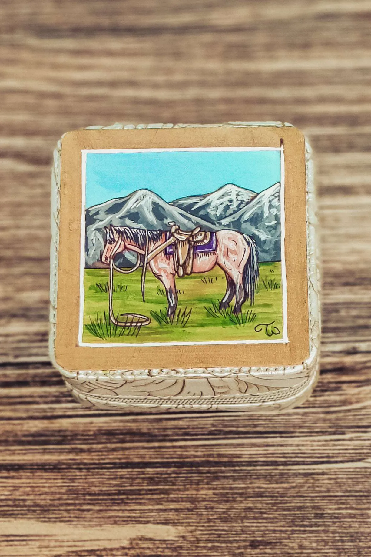 The Ranch Horse Small Jewelry Case