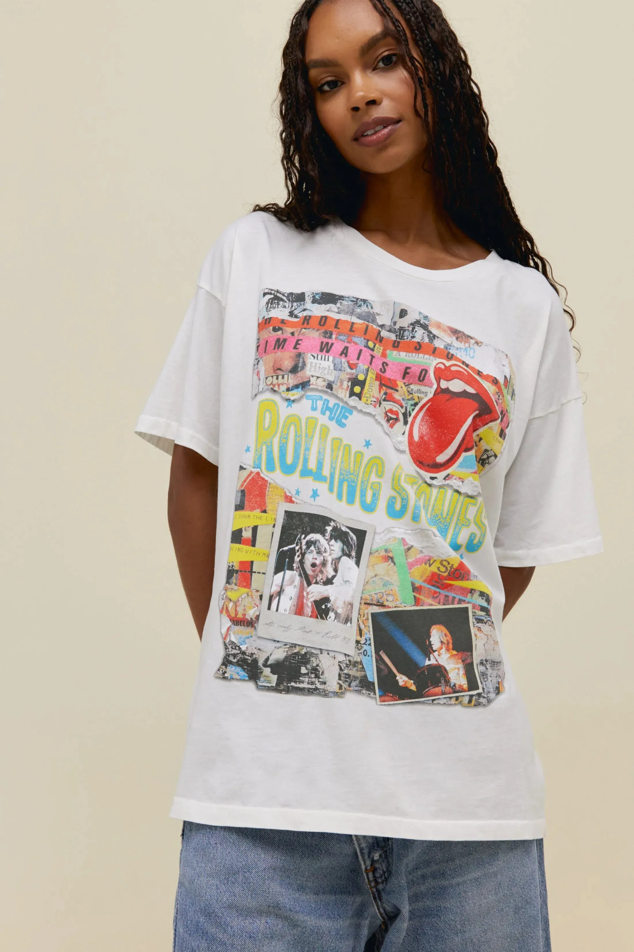 The Rolling Stones Time Waits For No One Merch Tee by Daydreamer