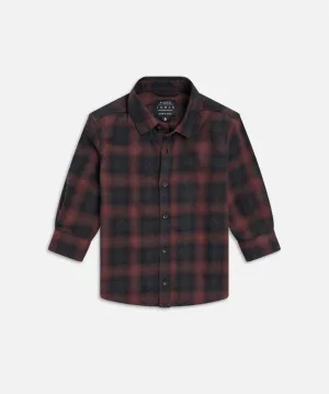 The Rowe Shirt - Burgundy