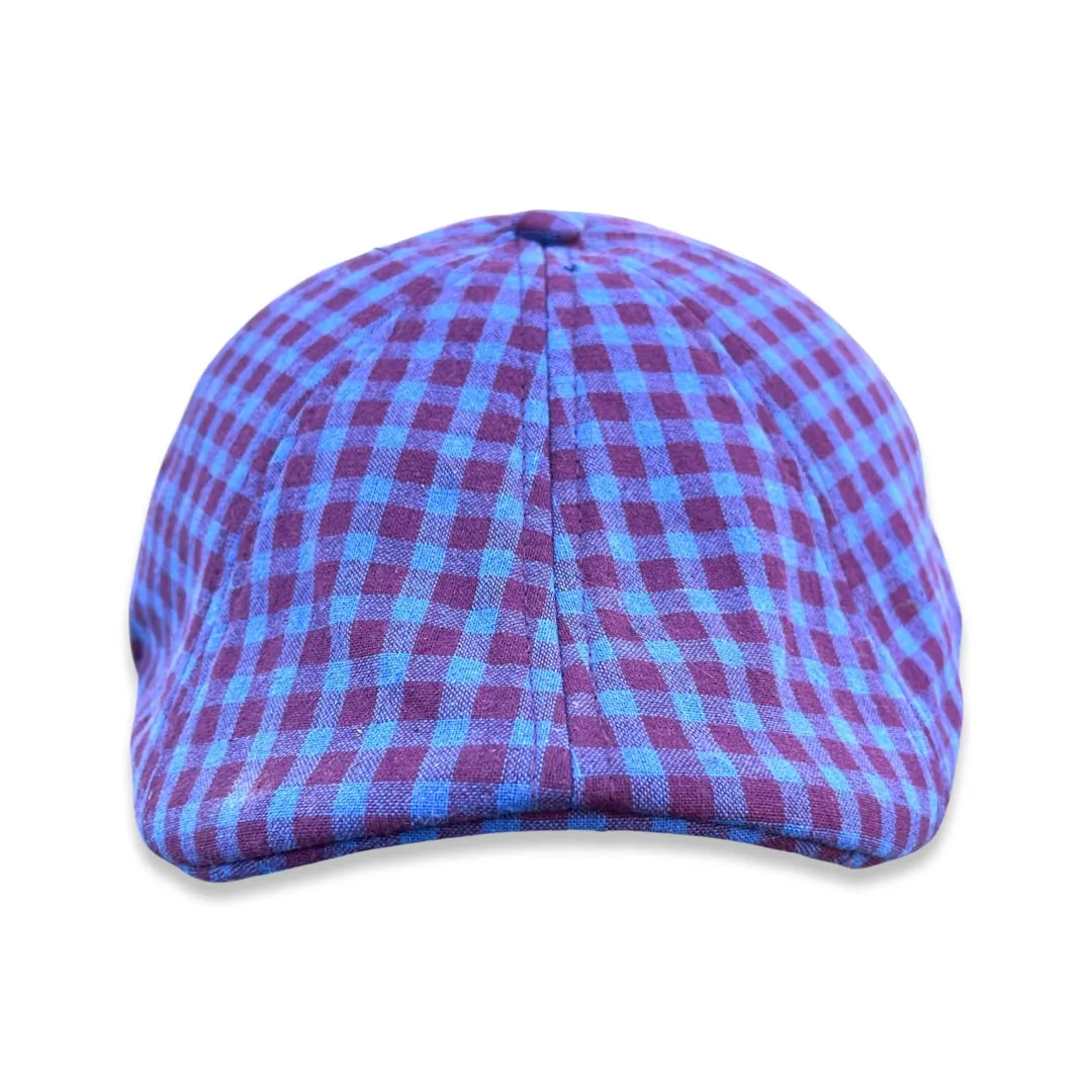 The Stand Boston Scally Cap - Wild Berry Plaid