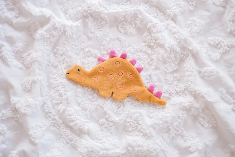 Tikiri Crinkle Scrunch Sensory Toy - Stegosaurus