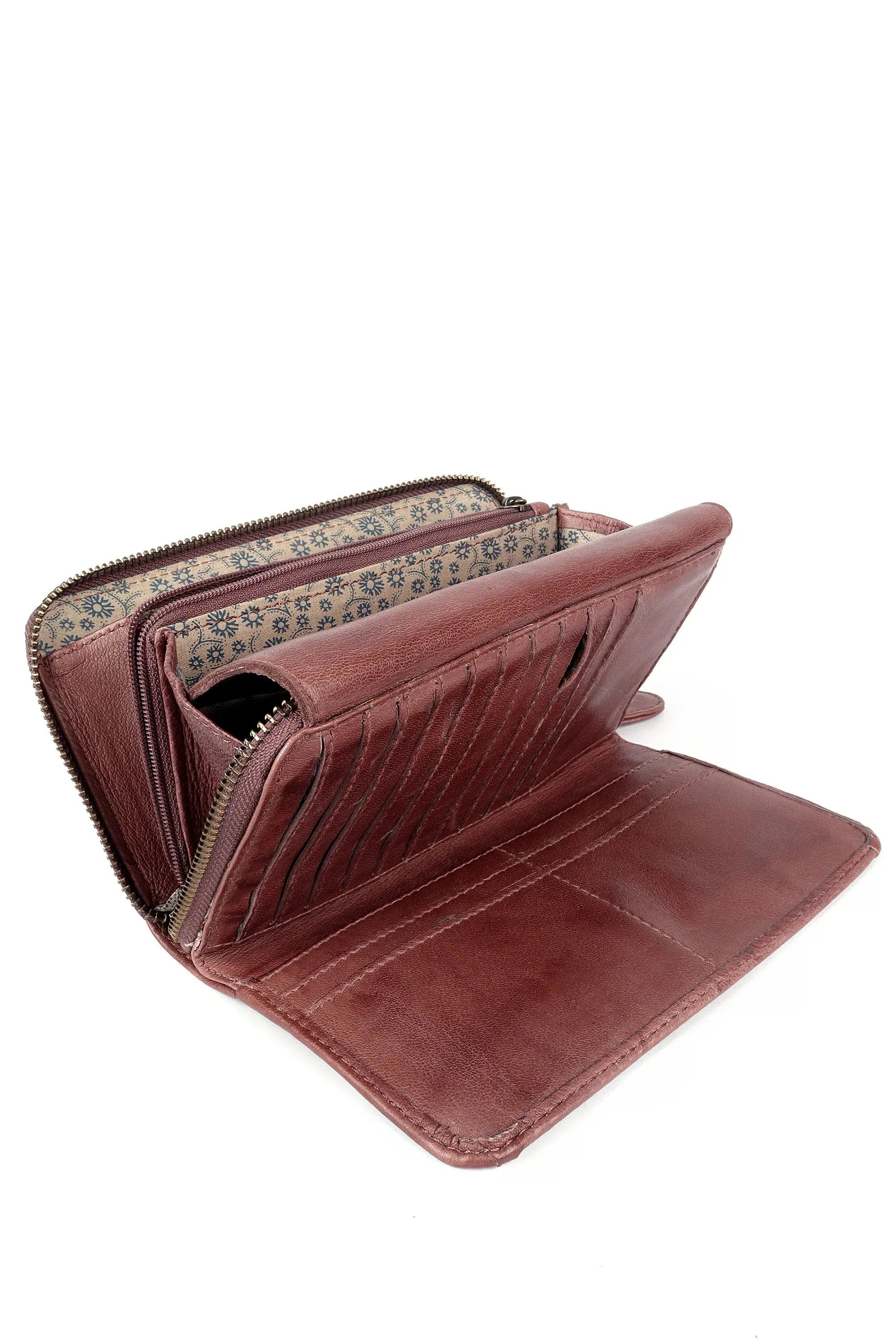 Tinct Leather Wallet - C.Blue