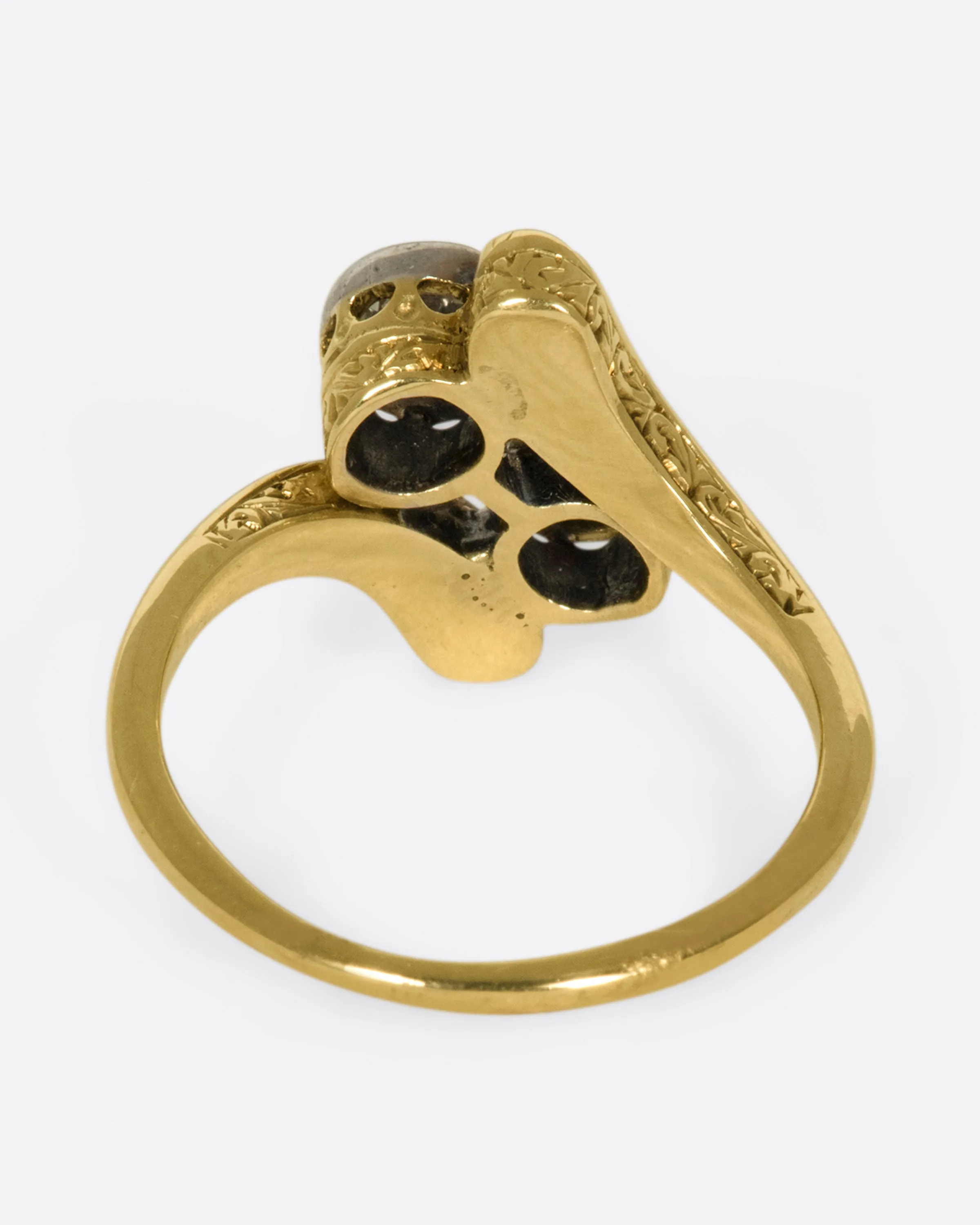 Toi et Moi Snake Ring