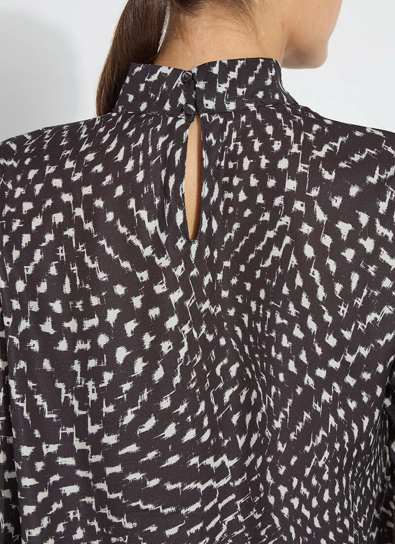 Topacio Embellished High Neck Blouse