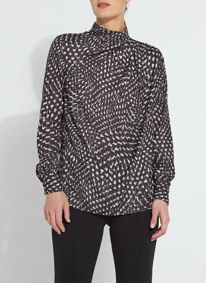 Topacio Embellished High Neck Blouse