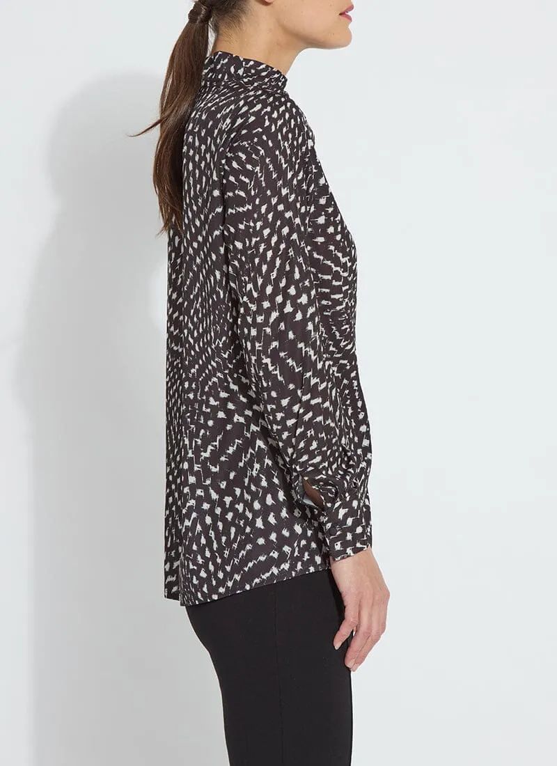 Topacio Embellished High Neck Blouse