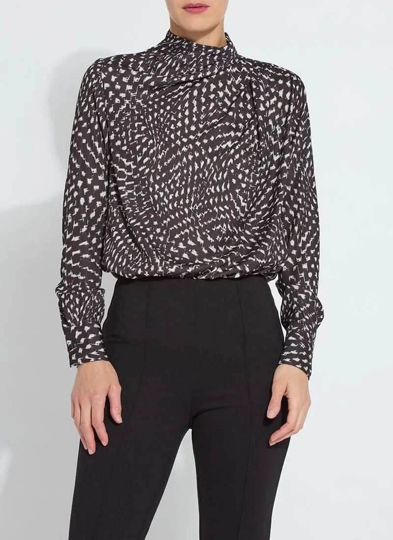 Topacio Embellished High Neck Blouse