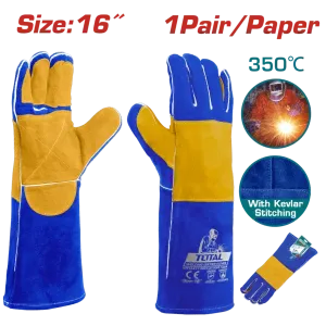 Total 16″ Welding Leather Gloves – TSP15216
