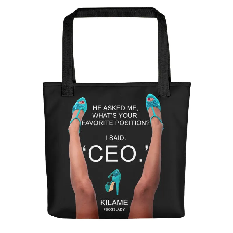 Tote bag double print 'CEO'