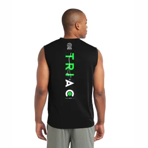 TRI AC Mens Tech Sleeveless Tank - Black - Course