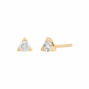 Triangle Diamond Studs