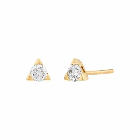 Triangle Diamond Studs