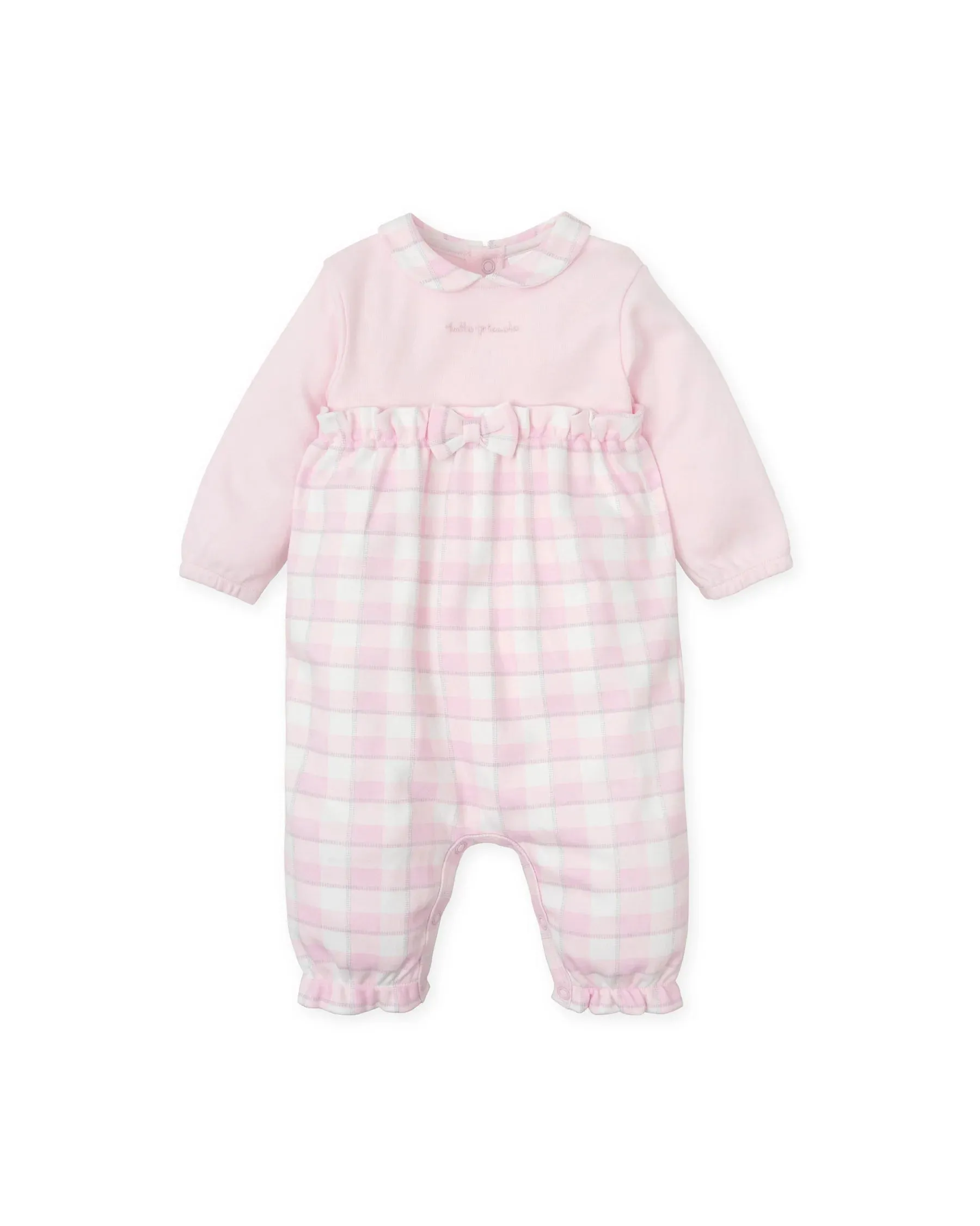 TUTTO PICCOLO| Pink Checked Romper