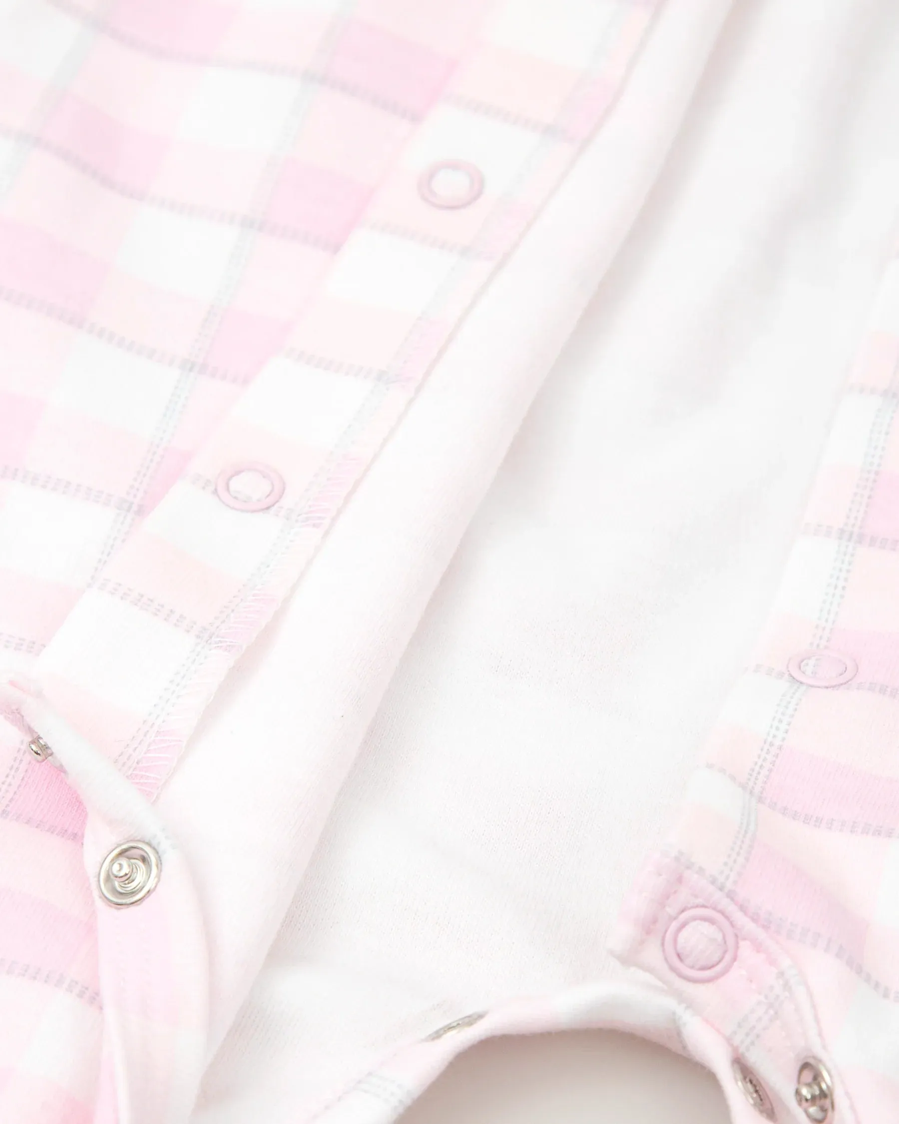 TUTTO PICCOLO| Pink Checked Romper