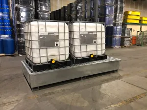 Ultra - Twin IBC Spill Pallet Steel Model
