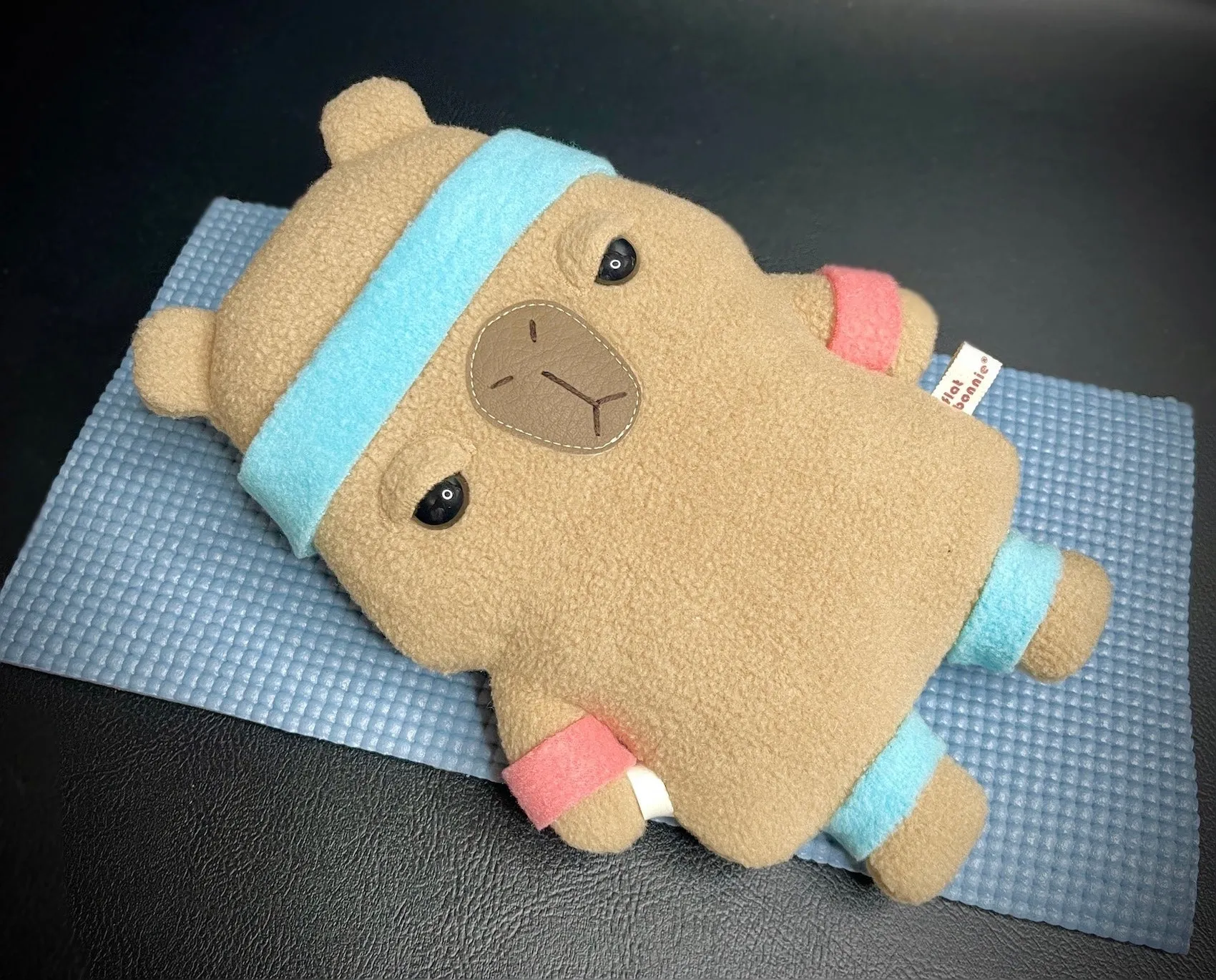 Unimpressed Capy plush - Exercise Edition