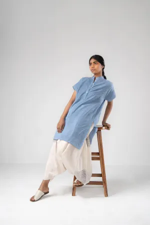 Urvashi Kaur   -   Nova Top Checkered With Contrast Stitch Line Details