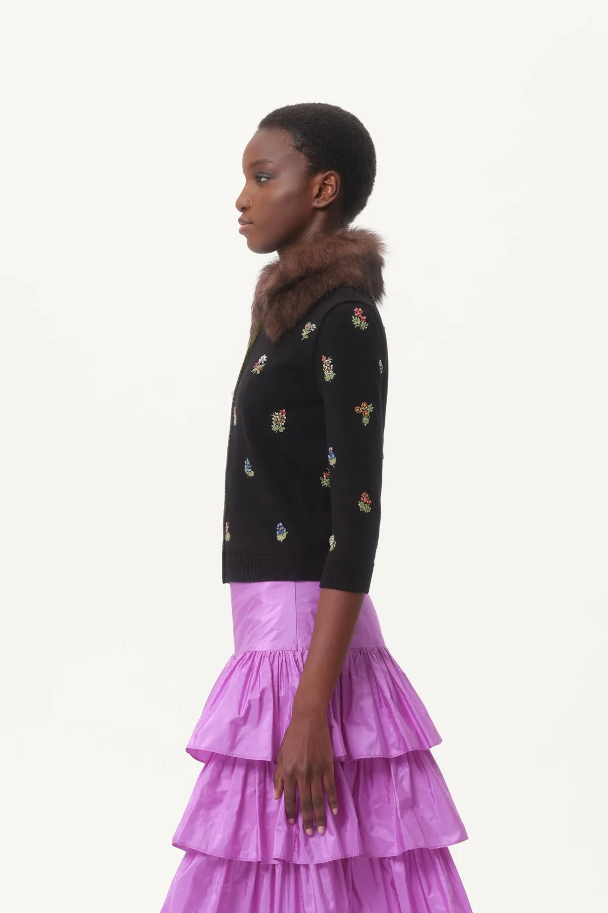 VALENTINO | EMBROIDERED CARDIGAN