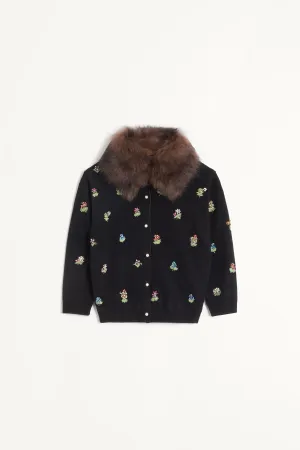 VALENTINO | EMBROIDERED CARDIGAN