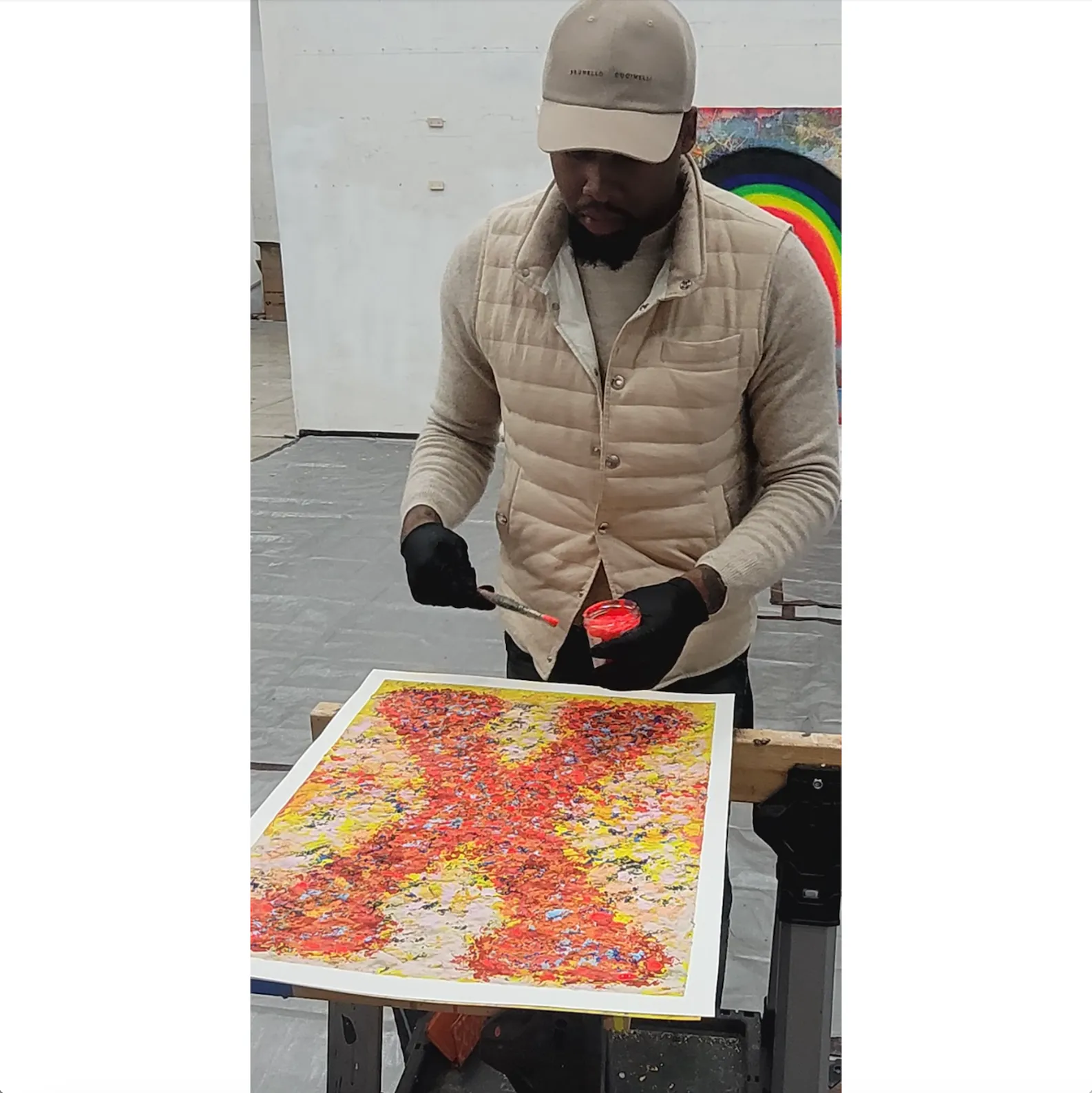 Vaughn Spann, New Dawn (Marked Man), 2024; Hand-Embellished, Signed and Numbered Limited Edition Print