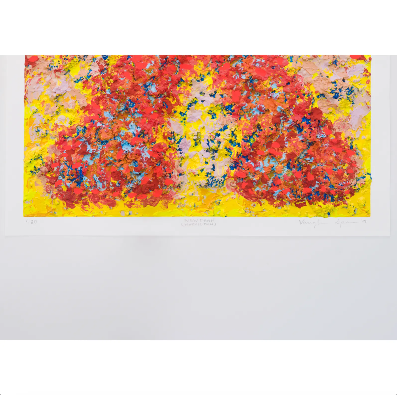 Vaughn Spann, New Dawn (Marked Man), 2024; Hand-Embellished, Signed and Numbered Limited Edition Print