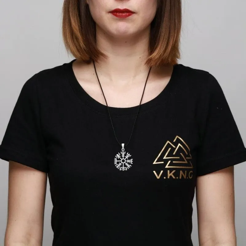 Vegvisir Clean Norse Amulet Sterling Silver