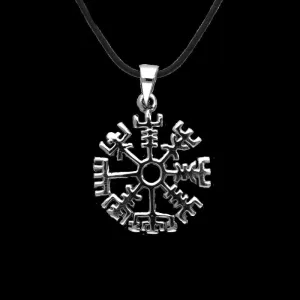 Vegvisir Clean Norse Amulet Sterling Silver