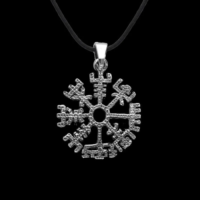 Vegvisir Clean Norse Amulet Sterling Silver