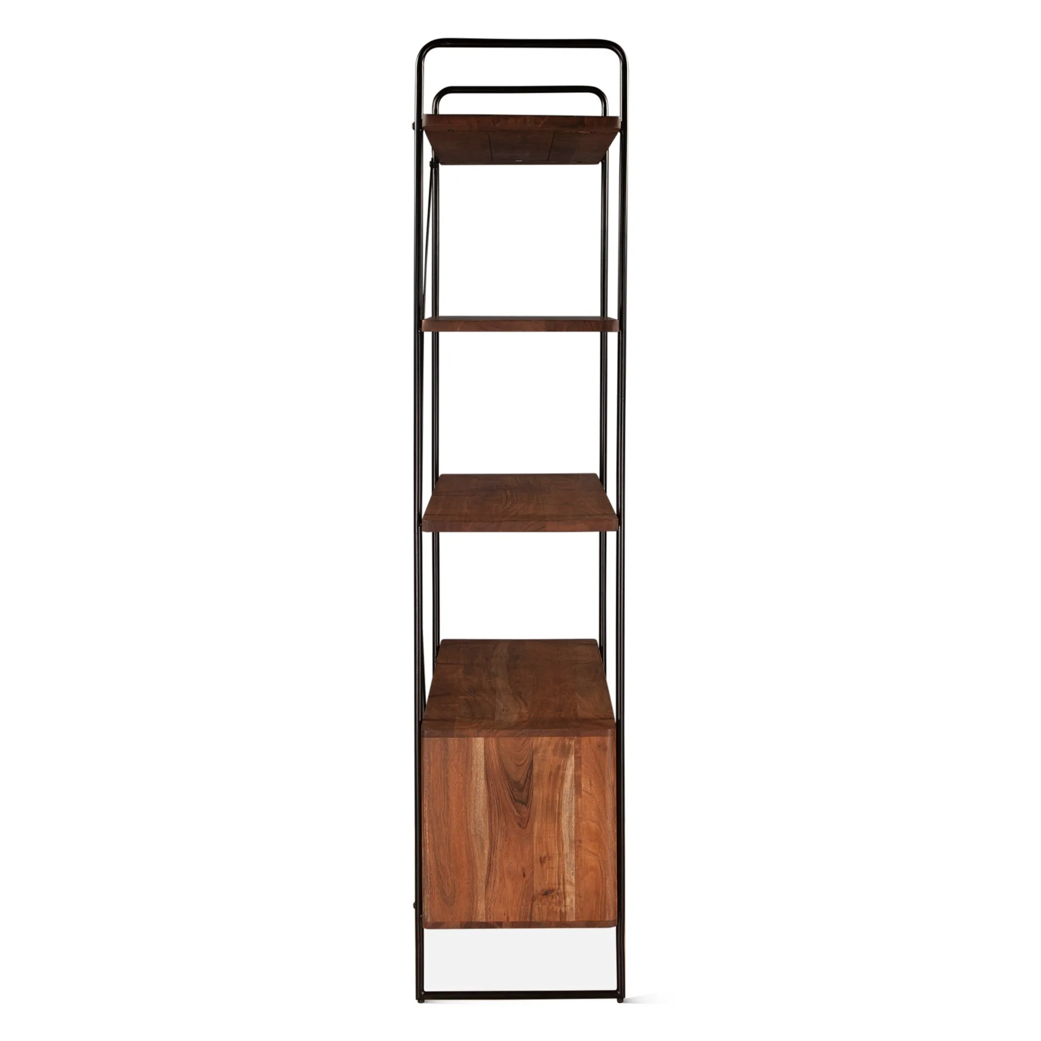 Verbania 46" Acacia Wood Bookshelf