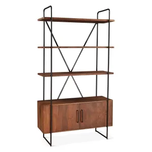 Verbania 46" Acacia Wood Bookshelf
