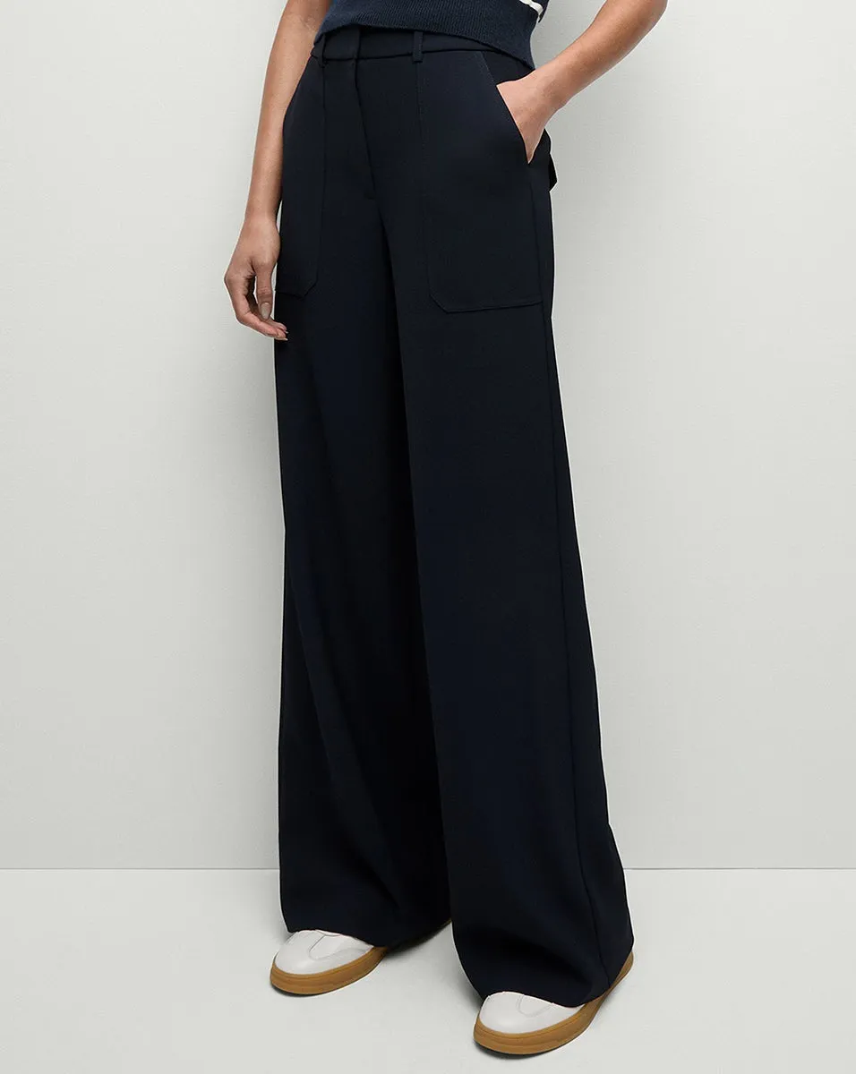 Veronica Beard Cole Pant in Navy