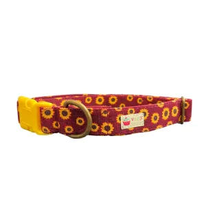 Very Vintage Organic Cotton Collar Fall Sunflowers