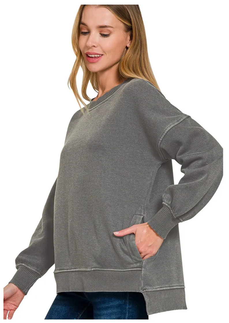 Vintage Black Pullover