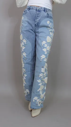 Vintage Find Embellished Jeans