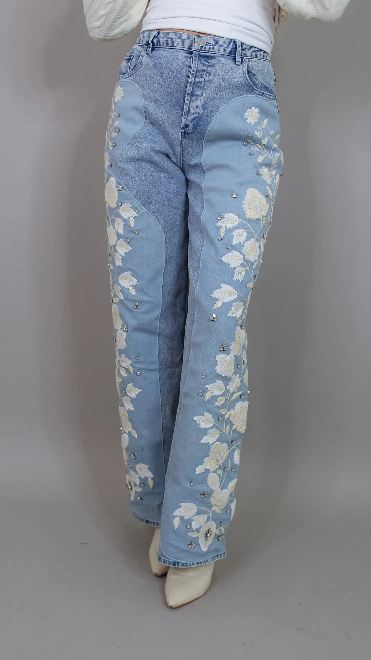 Vintage Find Embellished Jeans