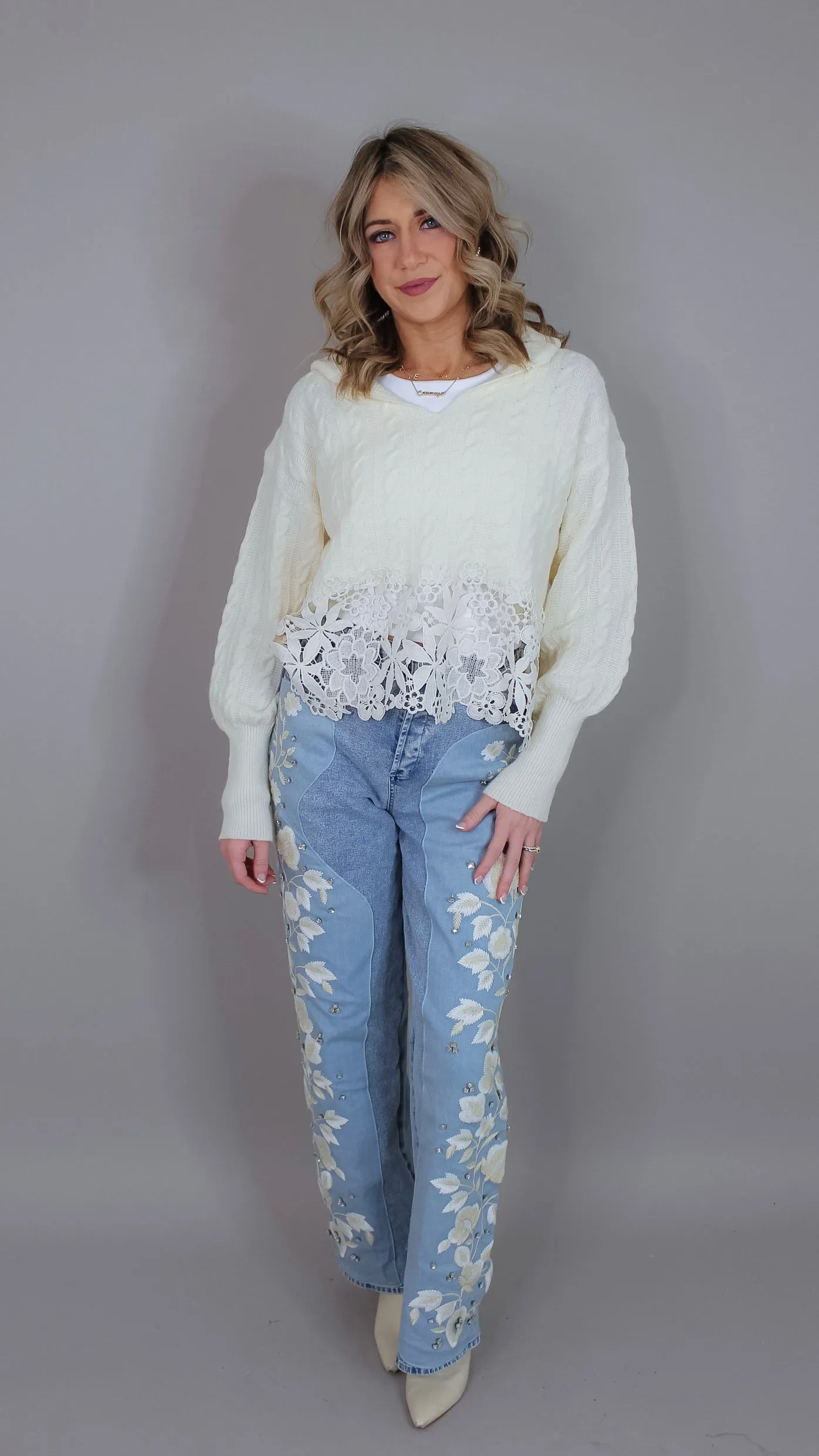 Vintage Find Embellished Jeans