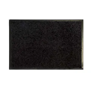 Wash & Clean Mat – 40cm x 60cm Black