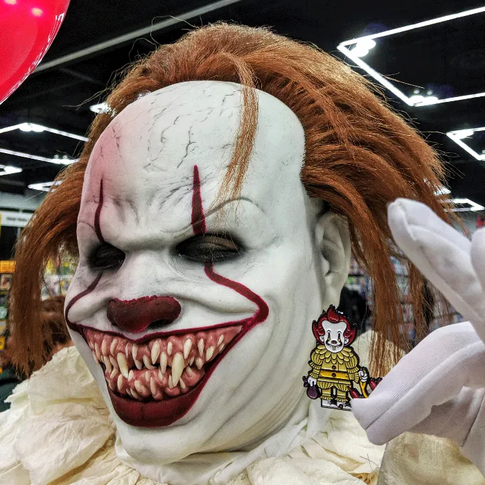 We All Poop Down Here Pennywise Enamel Pin