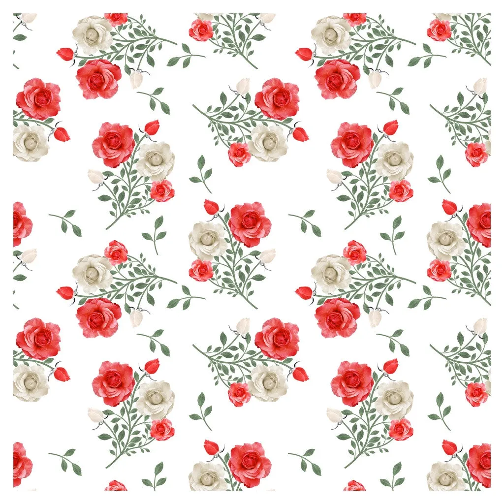 Wedding Red Roses Heat Transfer Vinyl Sheet