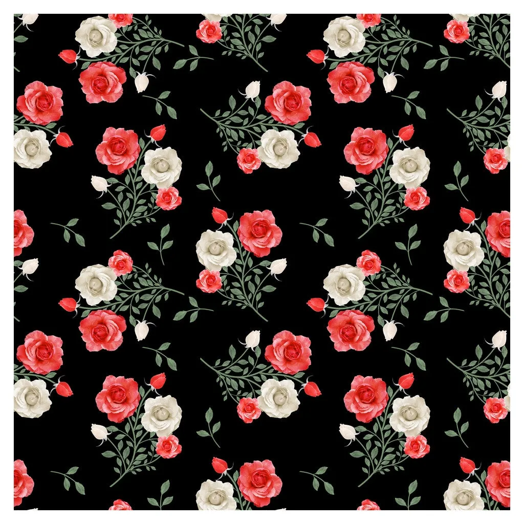 Wedding Red Roses Heat Transfer Vinyl Sheet