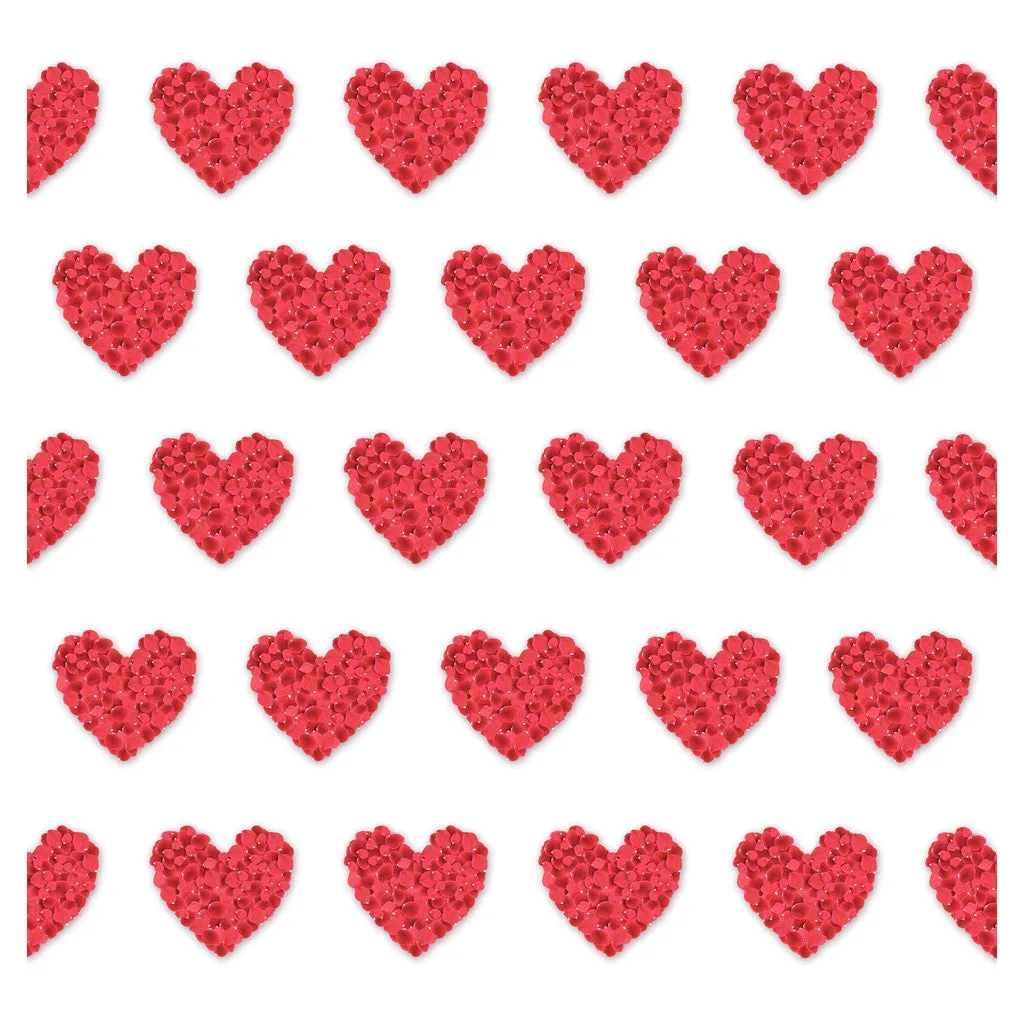 Wedding Red Roses Heat Transfer Vinyl Sheet