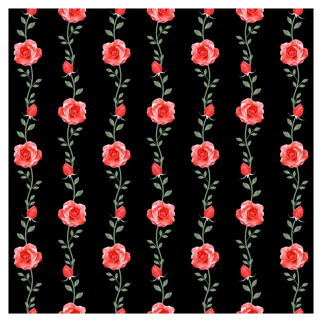 Wedding Red Roses Heat Transfer Vinyl Sheet