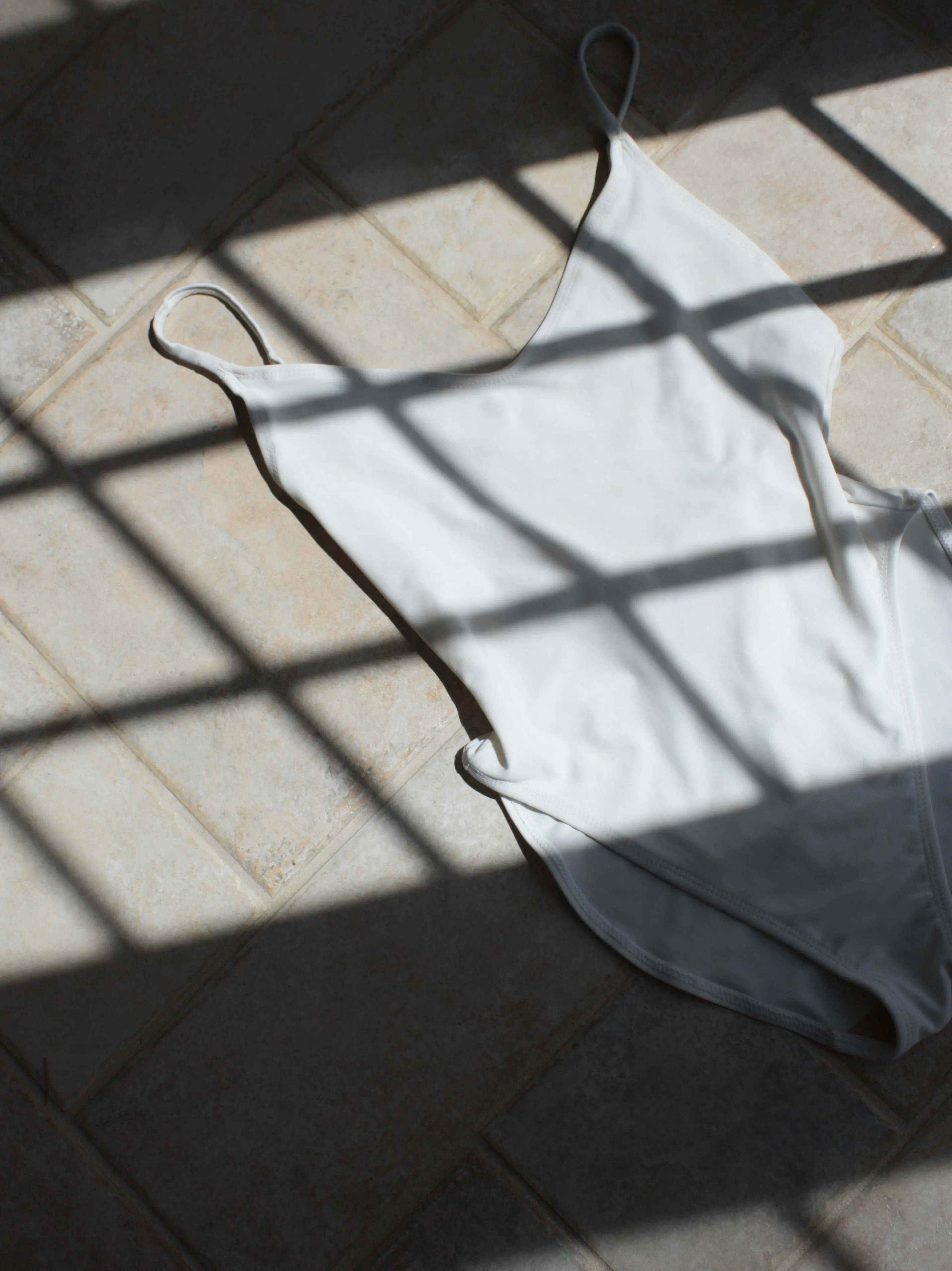 White Bowtie Swimsuit