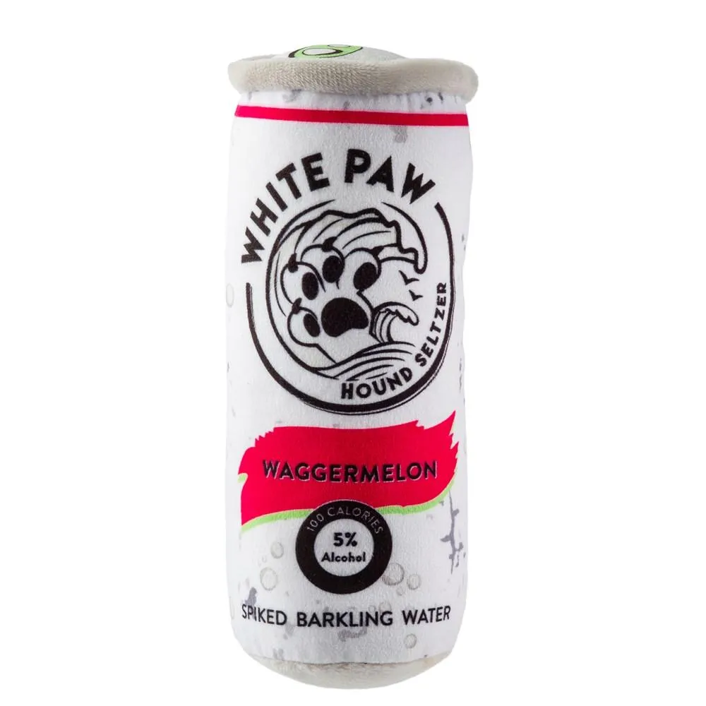 White Paw Plush Drink Toys
